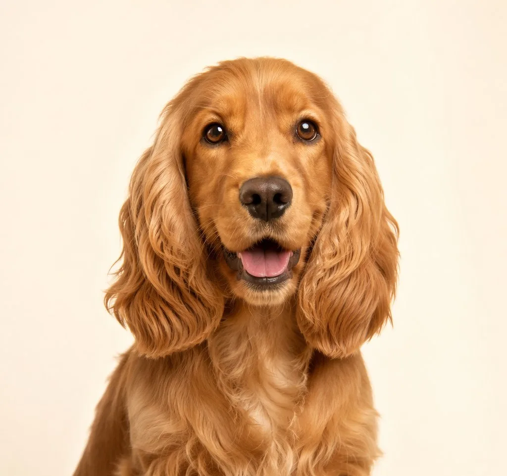 Illustration of a cocker spaniel